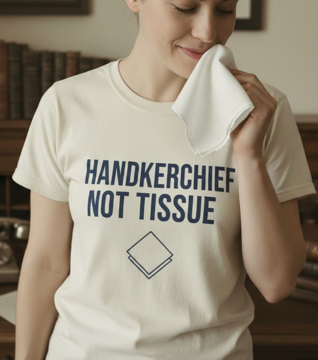Gift idea for handkerchief users - Handkerchief Not Tissue t shirt