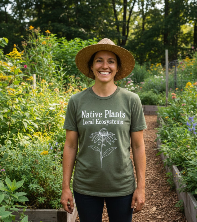 Gift idea for native plant enthusiasts - Native Plants Local Ecosystems t shirt